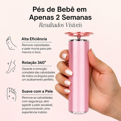 Velura™ Pé de Bebê – Removedor Elétrico de Calos