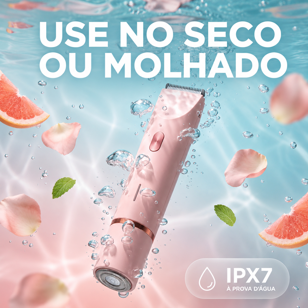 Velura™ Aparador 2.0 – Tecnologia 2 em 1 Para Uma Pele Perfeitamente Lisa